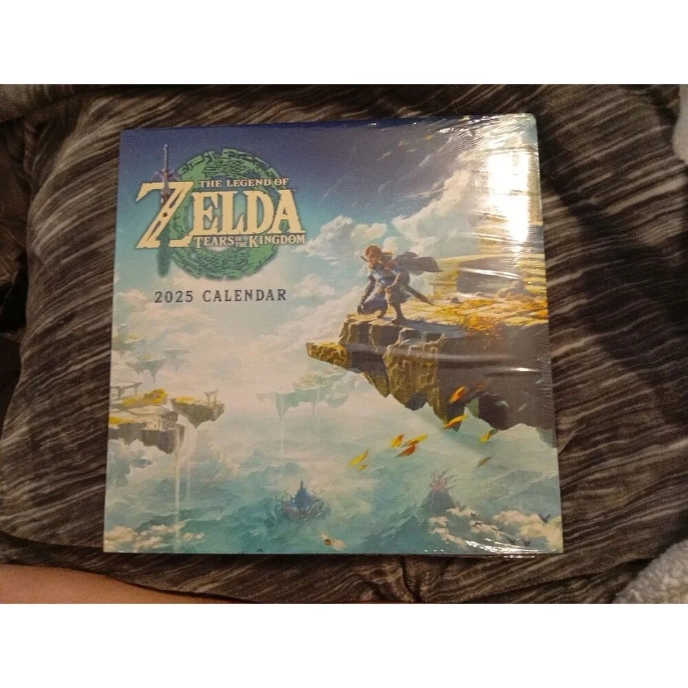 Legend of Zelda: Tears of the Kingdom 2025 Wall Calendar - New & Sealed